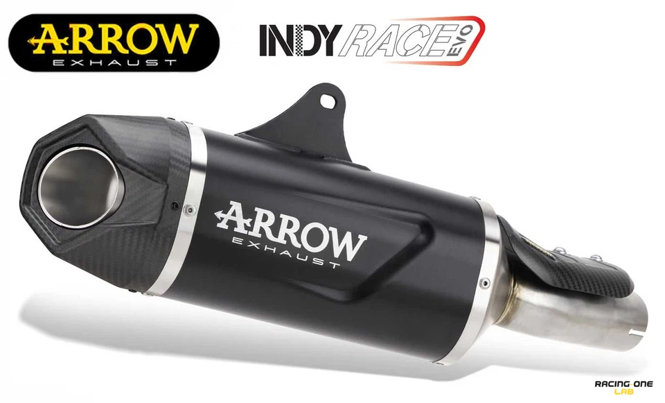 TERMINALE DI SCARICO ARROW INDY RACE EVO ALLUM. DARK HONDA CB 750 HORNET 2025 - Immagine 3 di 4