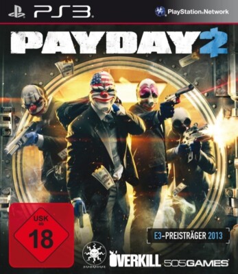 PS3 / Sony Playstation 3 - Payday 2 DE mit OVP sehr guter Zustand