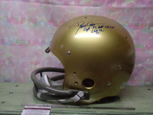 CASCO DAVE CASPER FIRMATO NOTRE DAME "TK" HOF02 RAIDERS - Foto 1 di 3