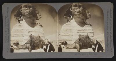 The Sphinx at Gizeh Egypt Old Photo