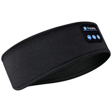 Bluetooth Wireless Sports Headband Earphones with Eye Mask Design