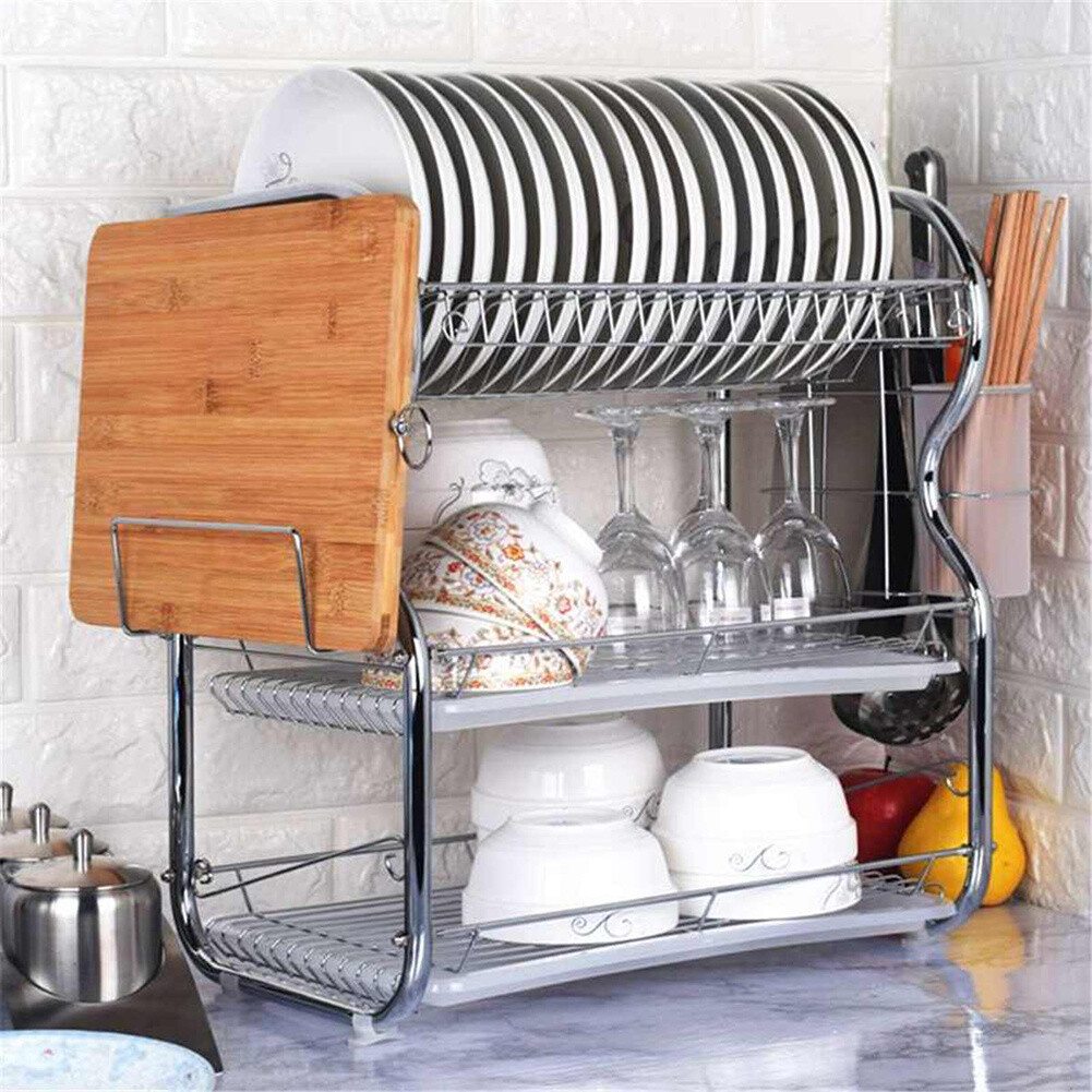 Kitchen Organizer Dish Drainer Price Large Tier Kitchen Dish