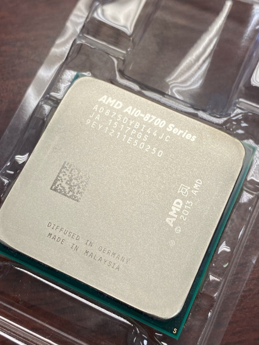 AMD A10-8750 Quad-Core 3.60GHz AD8750YBI44JC FM2+ CPU Processor | eBay