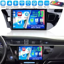 10" FOR TOYOTA COROLLA 2014-2016 ANDROID 13 CAR STEREO GPS RADIO CARPLAY FM WIFI