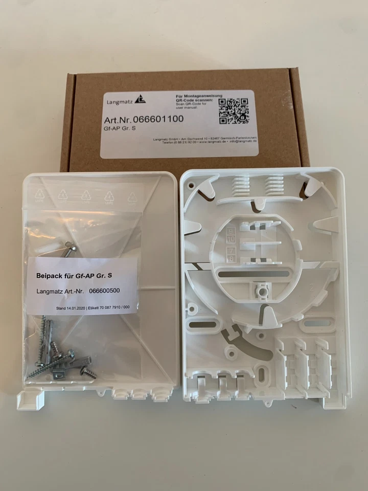 Langmatz Gf-AP Größe S Glasfaser Abschlusspunkt Dose 066601100 CB - Bild 2 von 2