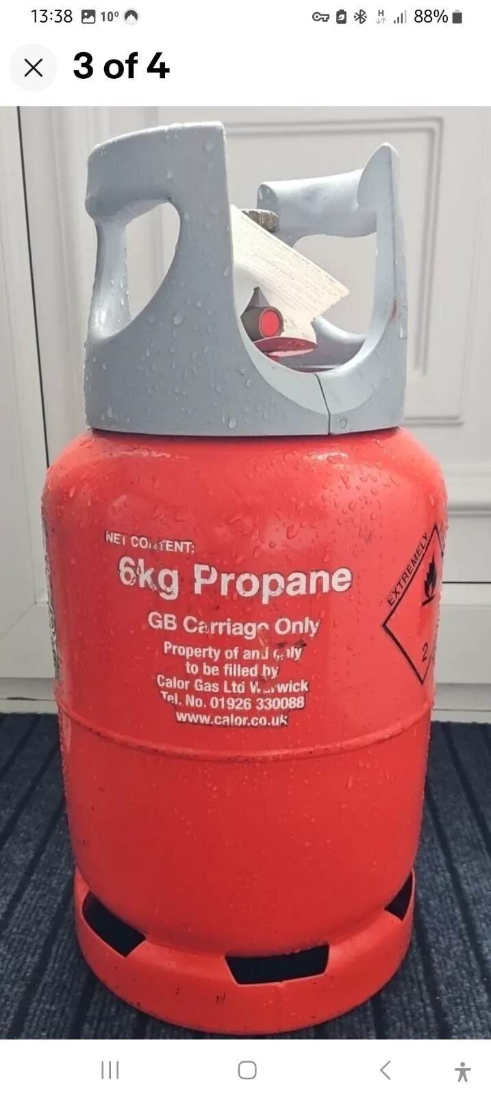 Calor Gas 6kg Propane Lite Gas bottle Full eBay