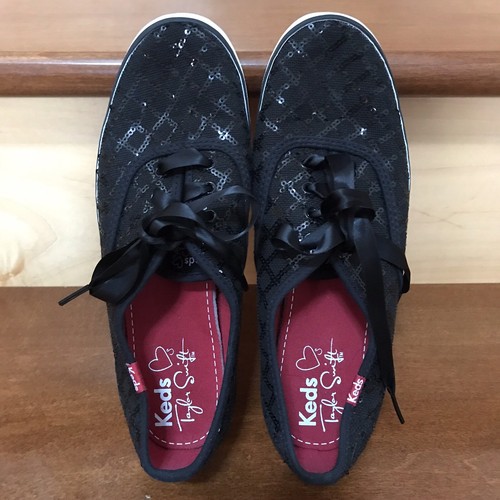 black sequin keds