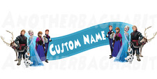 Calcomanía de pared Frozen Elsa Banner (inspirada)