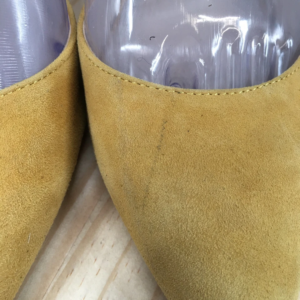 Zapatos Marc Fisher para mujer 8 M Raie Pump amarillo correa al tobillo informales tacones bloque Foto 3 de 4