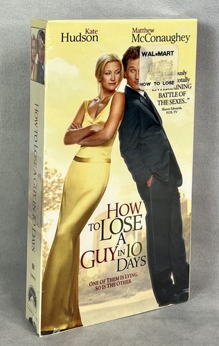 How to Lose a Guy in 10 Days VHS, 2003Matthew McConnaughey Paramount, Watermark