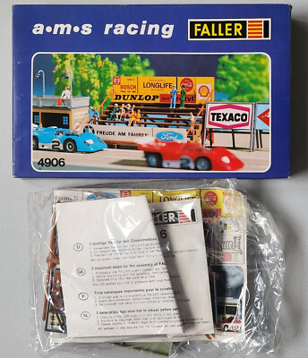 Faller AMS 4906 - Grandstand + Accessories In OVP Rare 70s Collectible #DEZ3776
