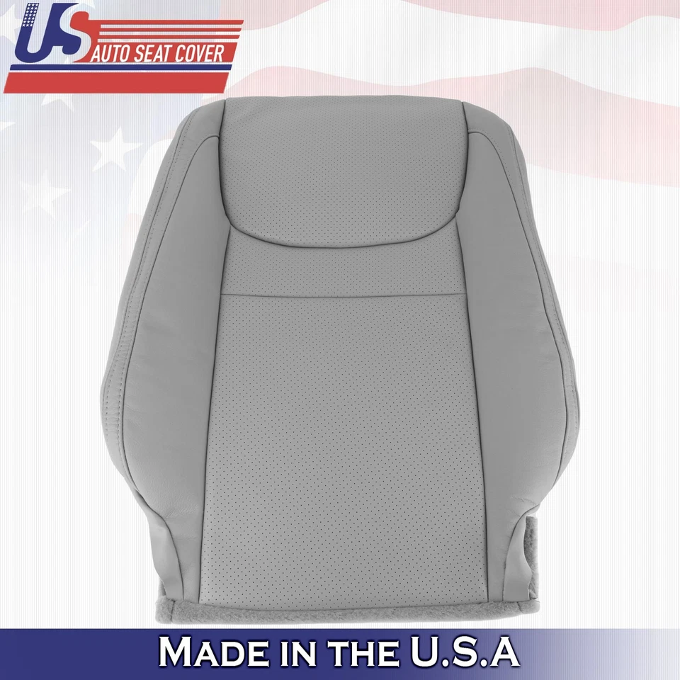 2001 2002 2003 For Toyota Highlander Driver & Passenger Tops Leather Covers Gray - Image 4 of 4