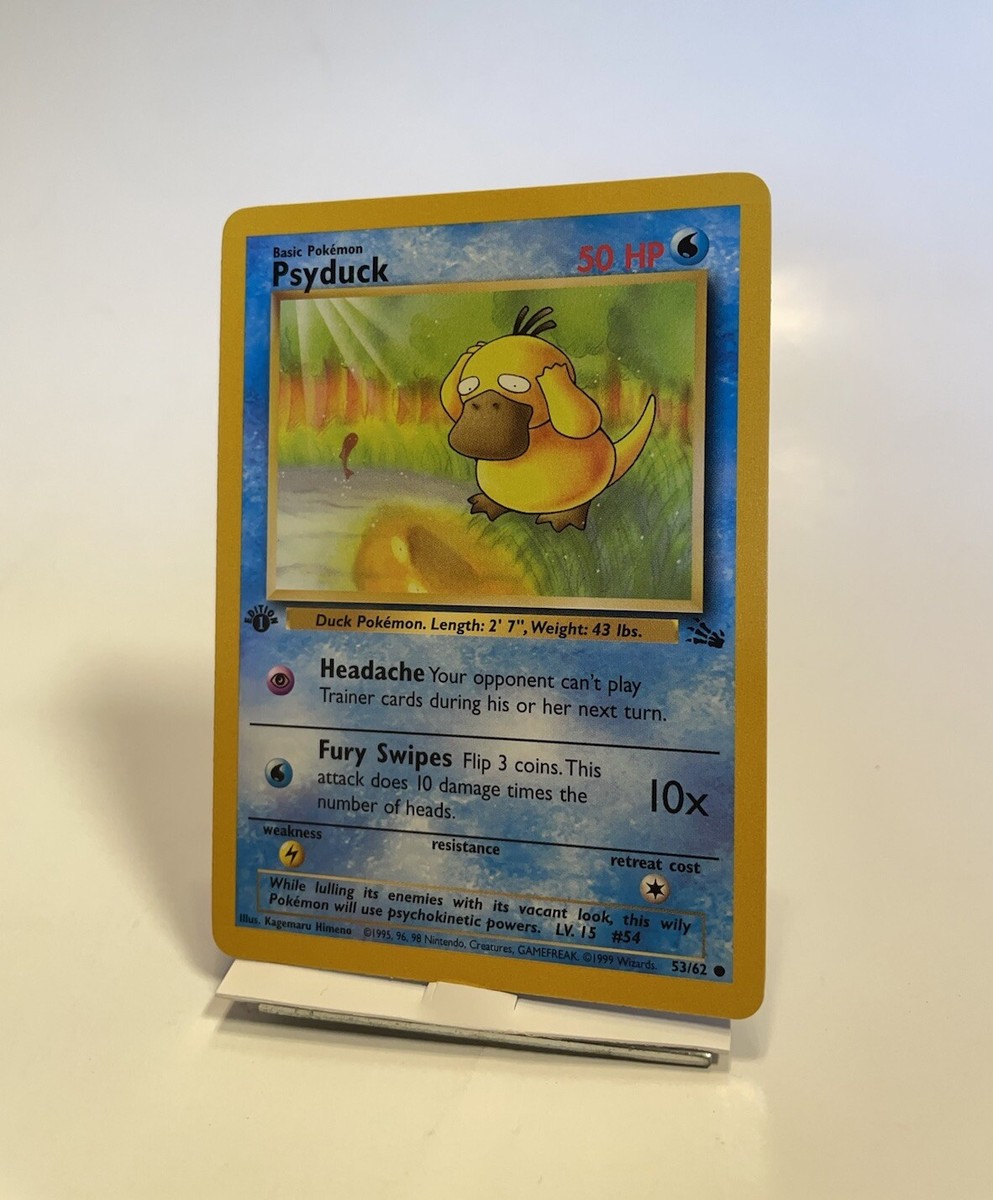 Psyduck Pokemon Card TCG First Edition 53/62 WOTC 1999 | eBay