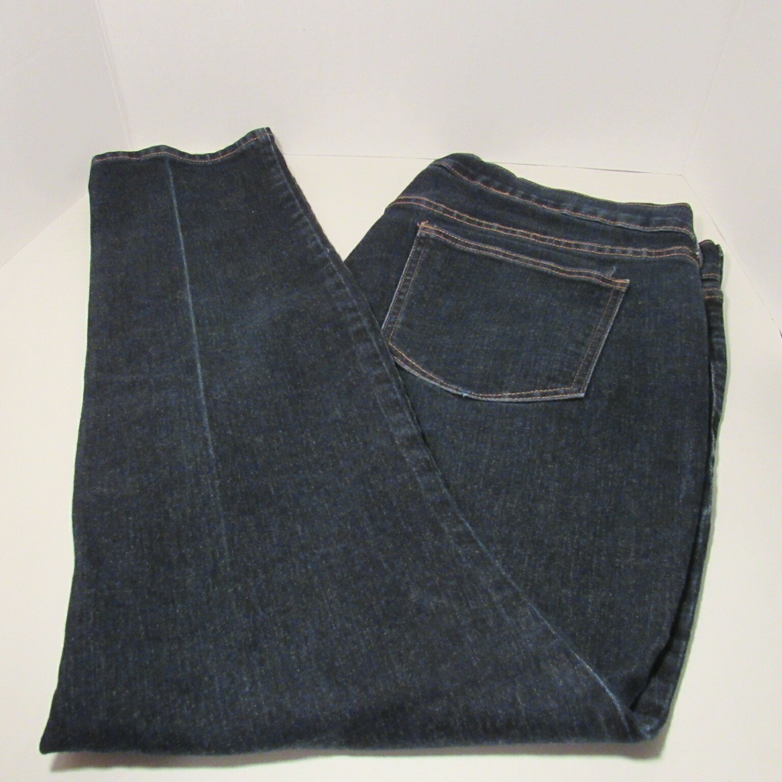 Old Navy Womens Blue Denim Jeans, The Diva Straight Leg Size 16 Short