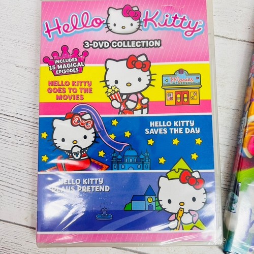 Trolls Party Edition Sing AlongTroll Talk And Hello Kitty 3 Dvd Collection New - Picture 3 of 7