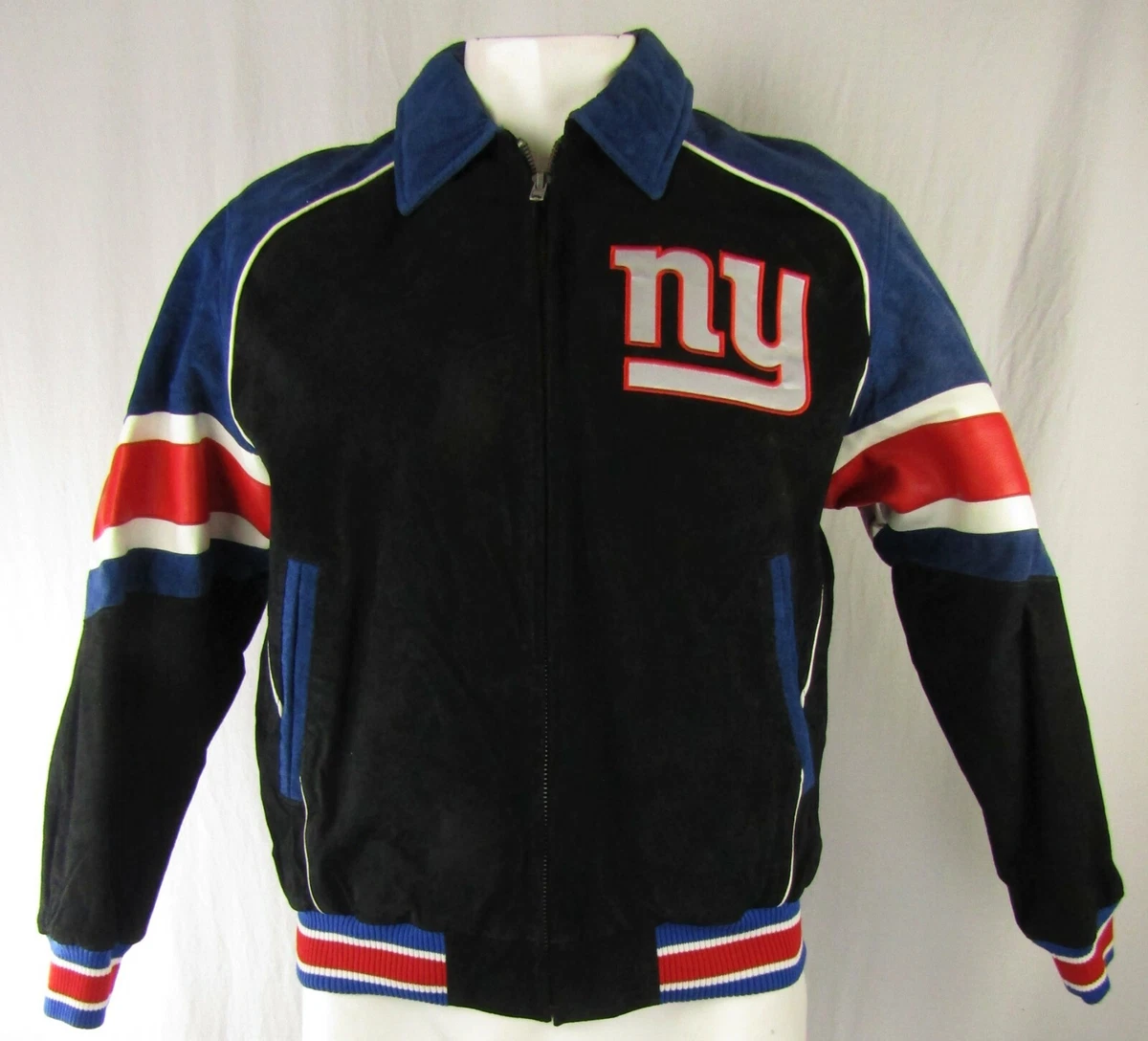 New York Giants NFL G III Men s Full Zip Suede Leather Jacket eBay