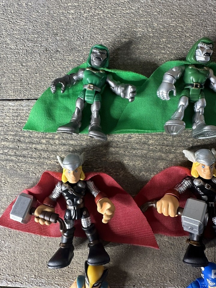 Imaginext Avengers Thor Wolverine Dr Doom Captain America Figure Lot