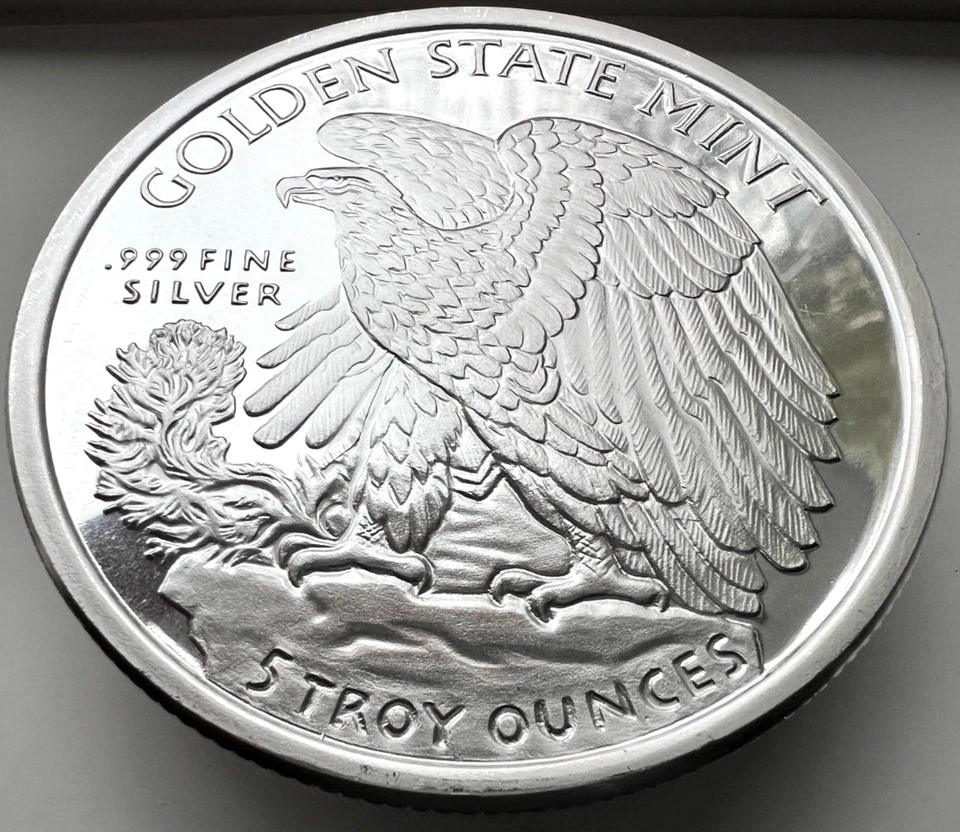 Jesus Christ Christian 5oz Silver Eagle Pure .999 Silver (Heavy) Coin - Image 2 of 3