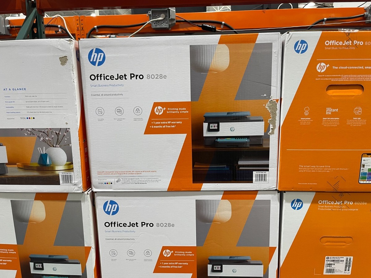 HP OfficeJet Pro 8028e Wireless All-In-One AIO Color Printer