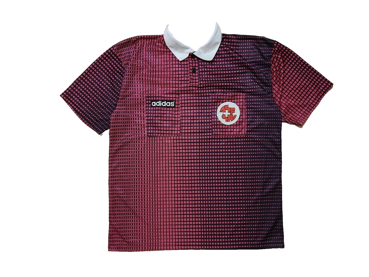 Referee 1994 World Cup Suisse Jersey Adidas Vintage Size L Soccer