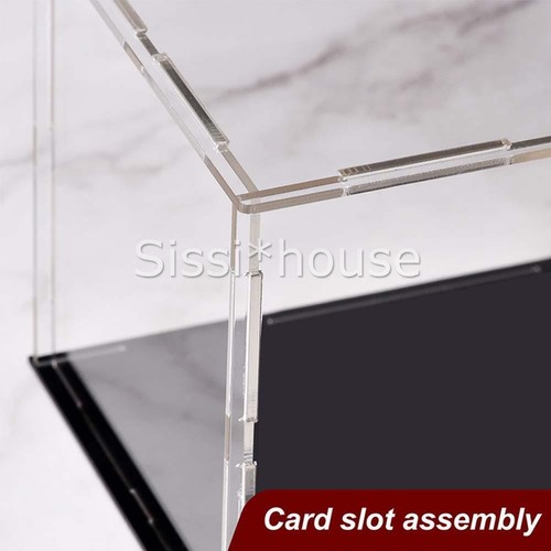 Display Case Dustproof Acrylic Clear Display Box Collectible Protection Showcase - Picture 5 of 14