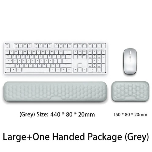 Keyboard & Mouse Wrist Rest Pad Set-Gel Support Cushion with Memory Foam Comfort - Picture 27 of 30