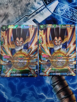 Vegeta, Elite Resolve BT15-075 SR - Dragon Ball Super Card Game 