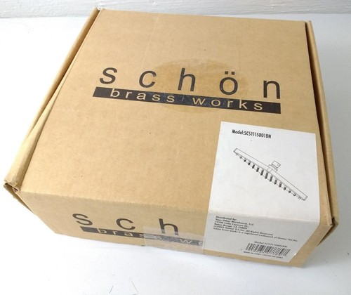 Schon SCS1115801BN Rainfall 8" Shower Head Brass Brushed Nickel - Picture 4 of 4