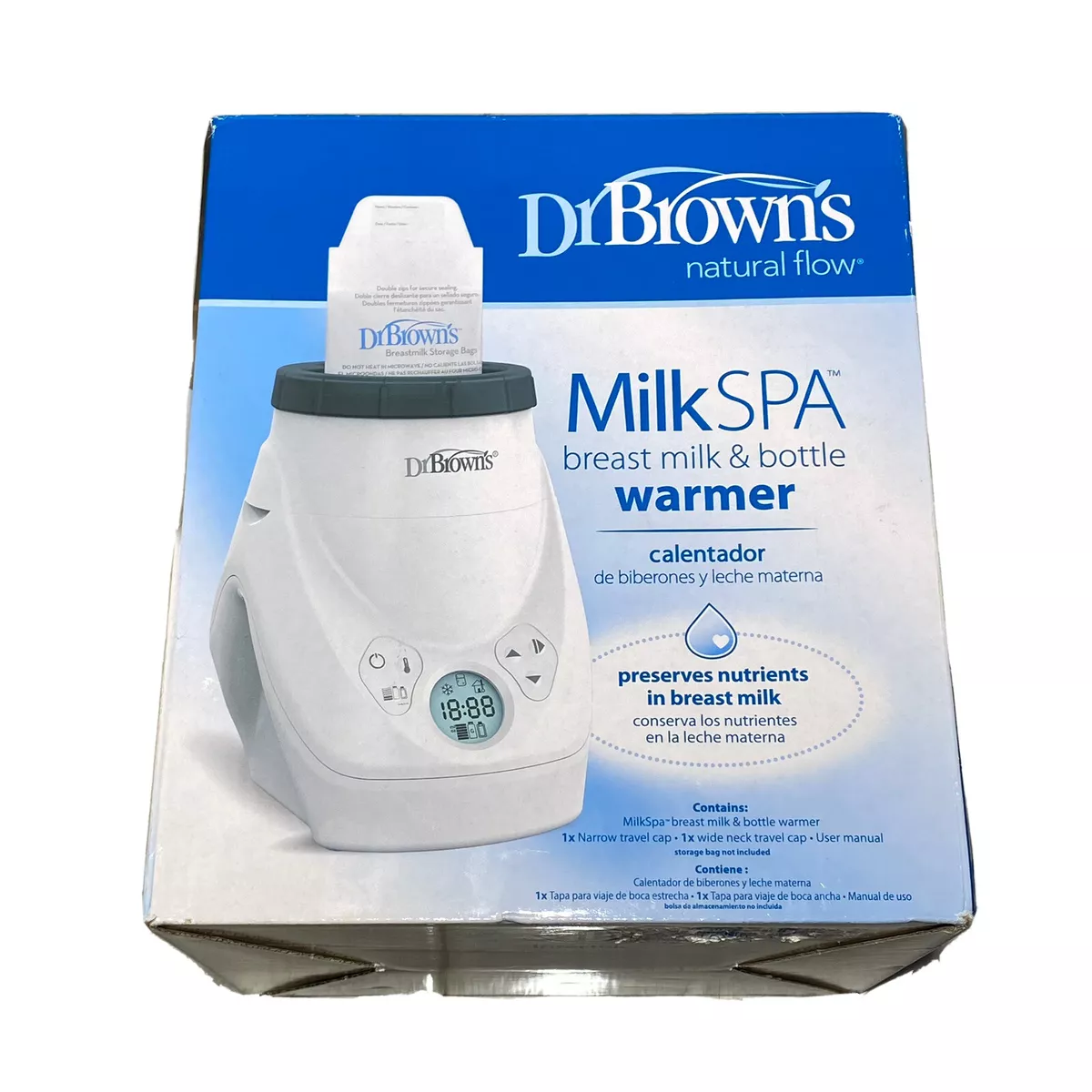 Dr. Brown's Natural Flow Milk Spa Breast Milk & Bottle Warmer With