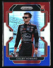 Colby Howard 2022 Panini Prizm Red White & Blue Hyper Prizm #56 RC Racing Card