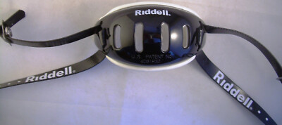 Riddell Chin Strap, Chinstrap, Low Hard Cup, Black, L
