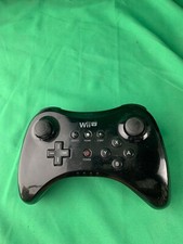 Nintendo Wii U Official OEM Black Wireless Pro Controller WUP-005