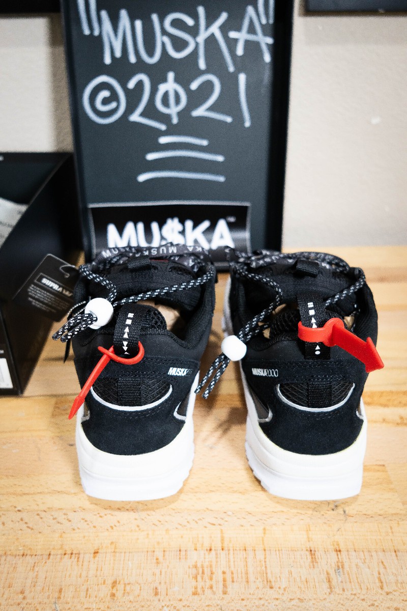 SUPRA Signed MUSKA 2000 RARE - LIMITED - BLCK/WHT/RED - SIZE 10.0