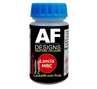 Lackstift für Lancia MRC Speed Red schnelltrocknend Tupflack Autolack