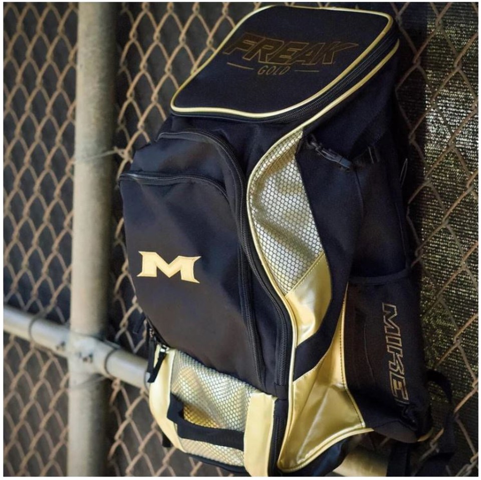 Gant De Frappe Baseball Miken MK7X - Adulte Taille XL, Couleur Or/noir, Pour Batteur (neuf Sous Emballage)