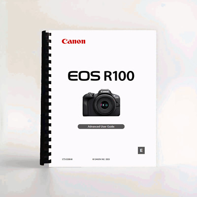 Eos R Manual Instruction Manual for Canon EOS R100 | eBay
