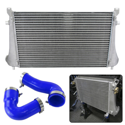 70MM Intercooler For VW MK7 EA888 GTI Golf R T-Roc VAG 1.8T 2.0T Audi A3 S3 Blue