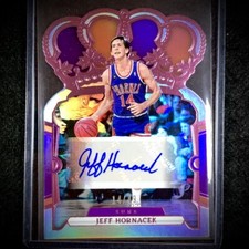 2023-24 Panini Crown Royale Jeff Hornacek Pink Auto 14/49 Jersey 1/1 One SP Rare