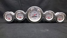 5 Gauge Hot Rod Dash Cluster White