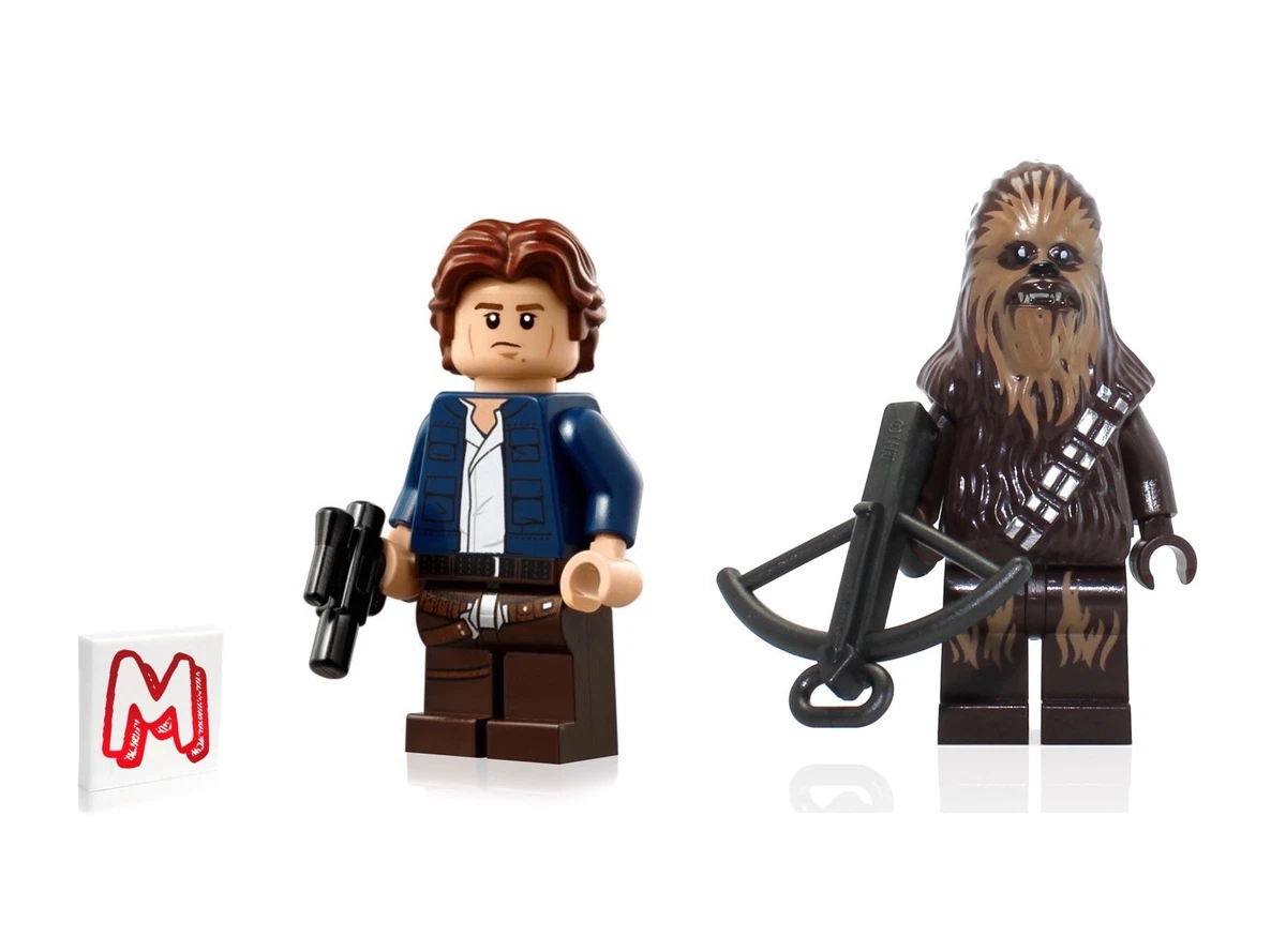 LEGO Star Wars Minifigure Combo Han Solo Chewbacca 20th