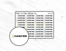 2677-30~~Plan Next Week Planner Stickers.