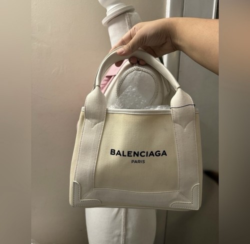 Balenciaga canvas off white cabas XS handbag - 第 4/13 張圖片