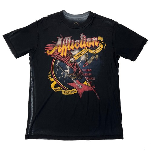 Affliction Reversible Vintage Goth Konzert T-Shirt Herren L - Bild 3 von 5