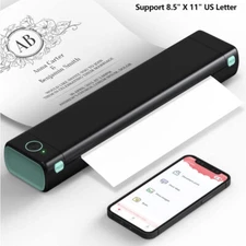 Phomemo M08F Bluetooth Inkless Printer Thermal Printer for 8.5" X 11" US Letter