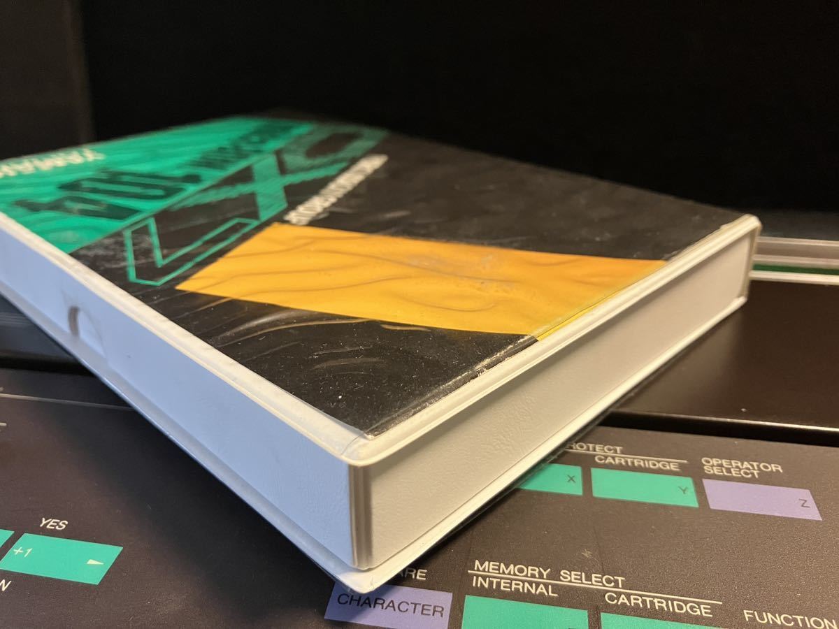YAMAHA 「VRC-104」DATA CARTRIDGE for DX7 YAMAHA DX7 VRC-104 Percussion Group DATA CARTRIDGE Working