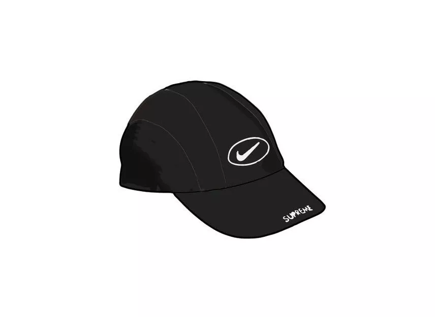 Chapeau de course noir Supreme x Nike