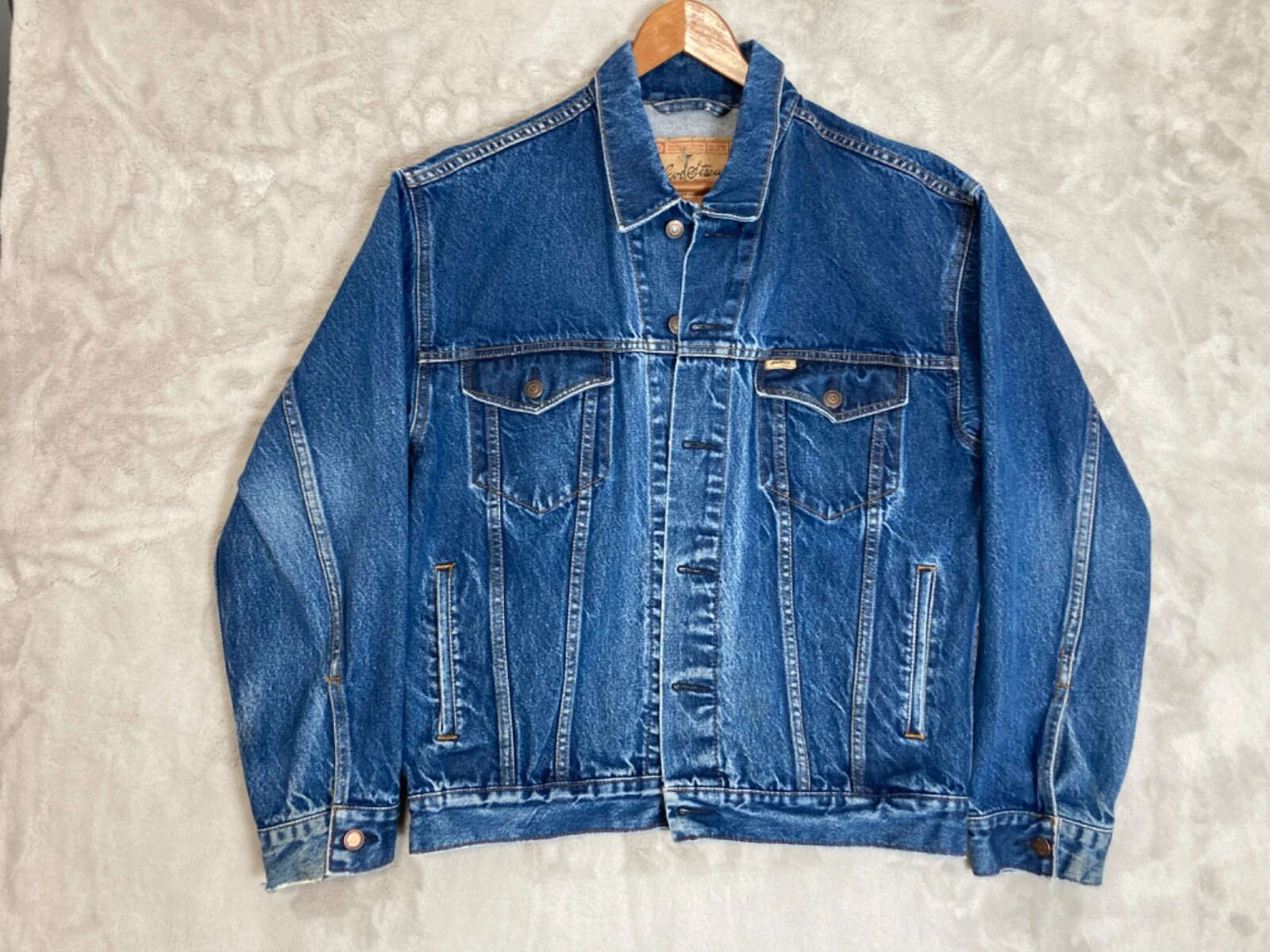 Levi Strauss Signature Jean Jacket - Mens Sz. Medium 100% Cotton Pre-owned