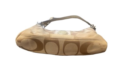 Vintage Y2K Coach signature stripe Demi shoulder bag | eBay