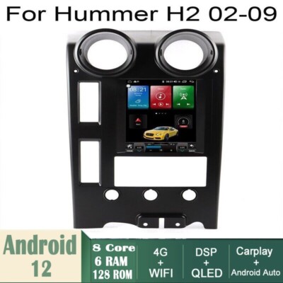 Car Android Gps Navigation Wifi 10.4'' For Hummer H2 04-09 Radio Carpaly 6+128g