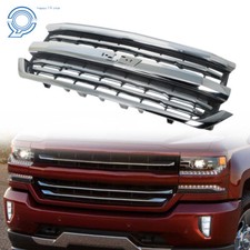 Front Bumper Grille Chrome For 2016-2018 Chevrolet Silverado 1500 84056776